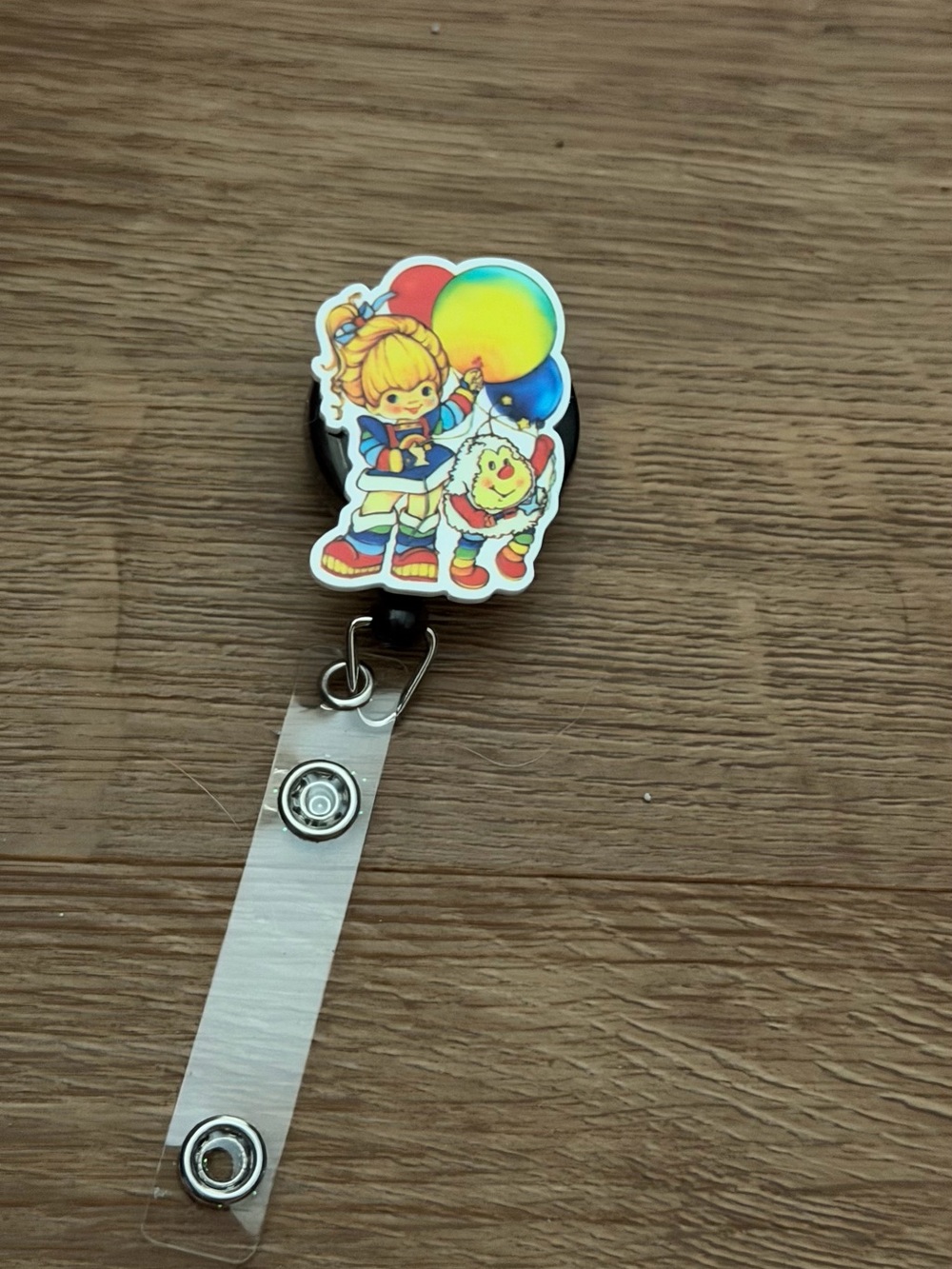 Kids Balloon Character Badge Reel - Multicolor
